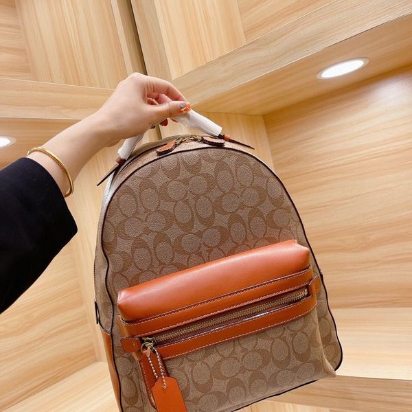 

wholesale european trend and american women's leather backpack computer bag mommy bag backpack luxuryss designerss yw