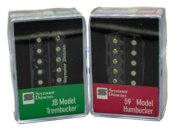

guitar pickups tb-4 trembucker & 59 sh-1n humbucker pickups black new