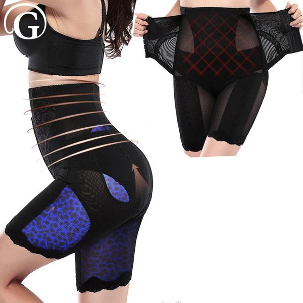 

women's shapers prayger plus size 4xl women waist control panties fajas modeladoras bulifter slimming body shaper thigh slender underwe, Black;white