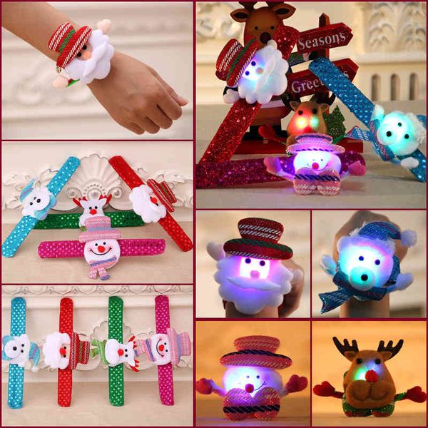 

christmas new children's gift decoration clapping ring sequin luminous style