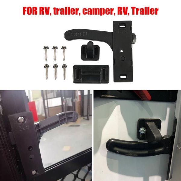 

parts universal rv screen door latch replacement camper right hand open close handle kit trailer hardware fittings