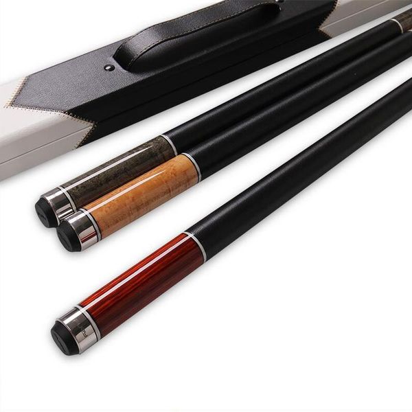 

billiard pool cue stick kit 11.75mm 12.75mm tips american nine balls billiards black eight rare wood handle cues