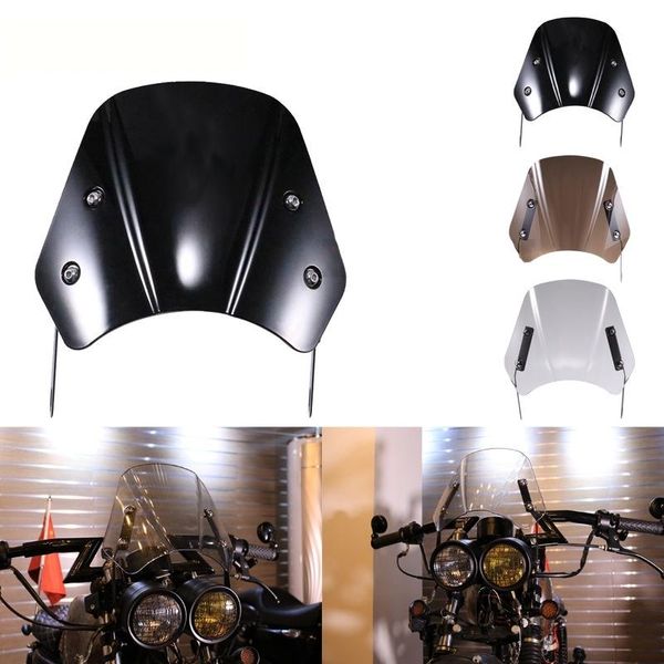 

motorcycle windshield 5-7 inch retro universal modified