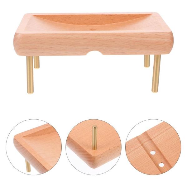 

soap dishes 1pc wooden container retro case home bathroom holder tray