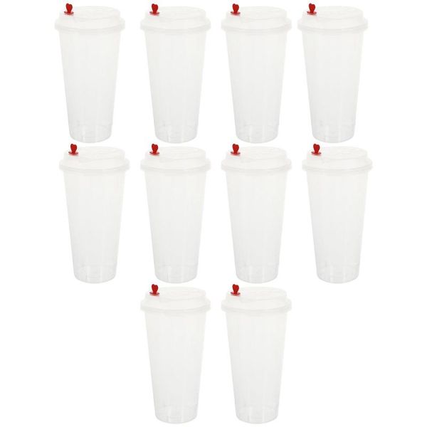

cups & saucers 25 sets practical disposable fruit beverage cup containers