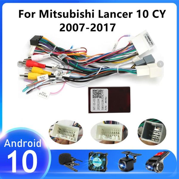 

car video for mitsubishi lancer 10 cy 2007 - 2021 power cord with canbus