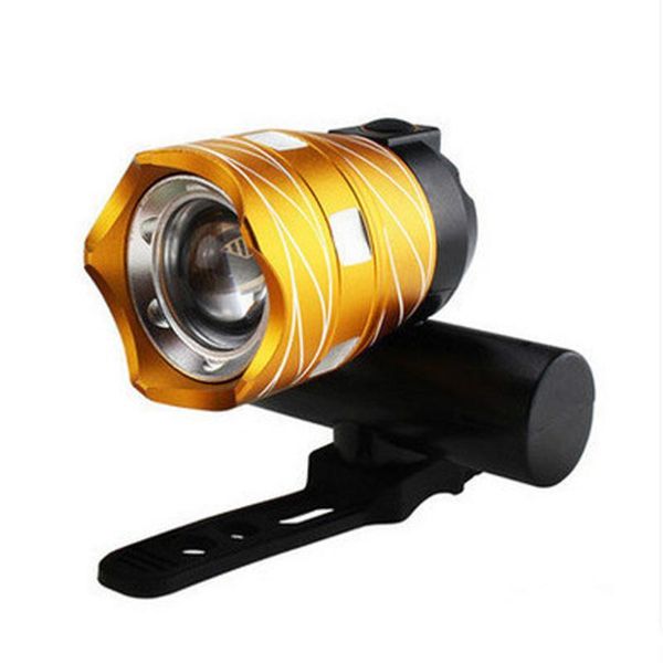 

bicycle head light usb rechargeable t6 led mtb bike front headlight rotating focus highlighting lamp lights