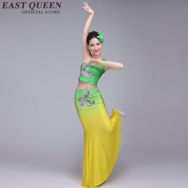 

stage wear traditional chinese folk dance costume ancient national womens clothing for performance kk593 z agyb, Black;red