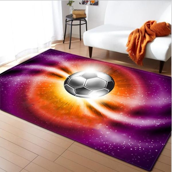 

carpets 3d football basketball pattern for living room bedroom area rug soft flannel child game carpet kids play floor mats