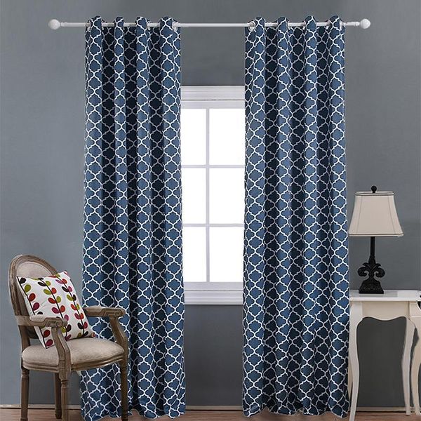

curtain & drapes printed blackout curtains punch polyester 70% shading rate roman customize living room decoration