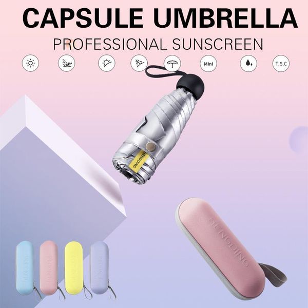 

umbrellas umbrella titanium silver sunshade anti-uv strong protective accessories furl rainy day courtyard