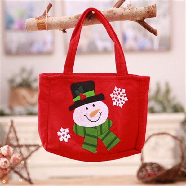

christmas decorations gift bag santa claus elk pattern candy handbag ornament decoration ew year bags xmas kids