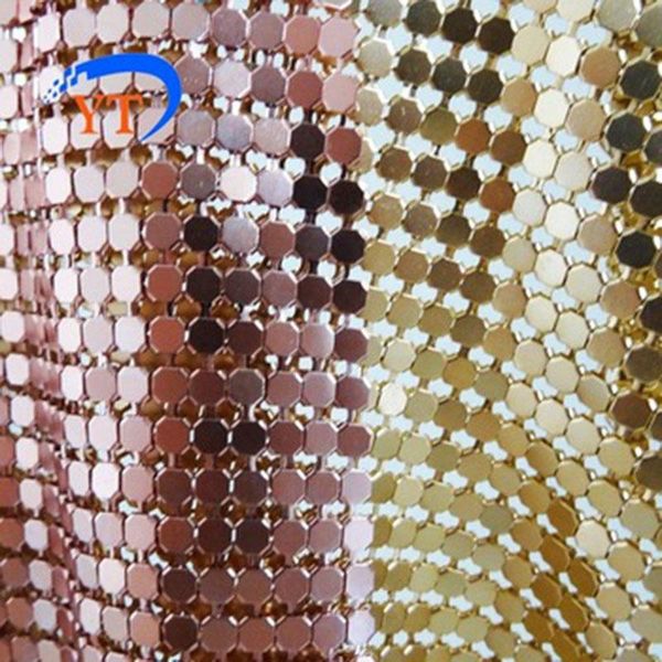 

table cloth aluminum mesh sequin fabric for