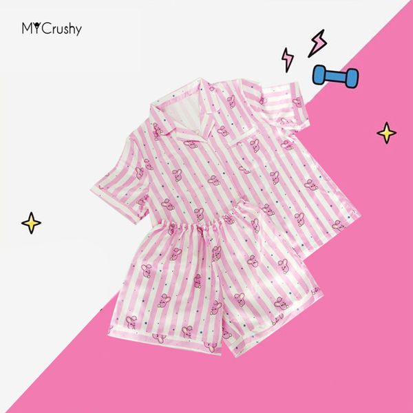 

2021pajamas suit cute kawaii sleepwear women men clothes bedroom set bangtan boys rm jin suga jhope jimin v jungkook kpop merch, Black;red