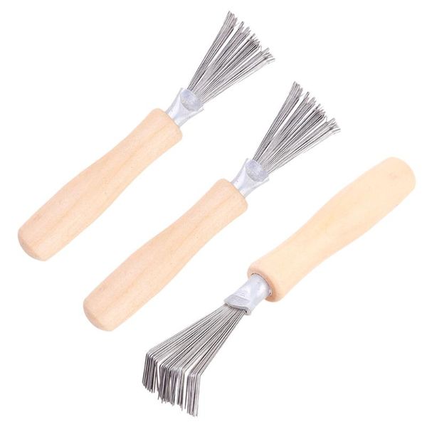

hair brushes 3pcs comb brush cleaner claw remover cleaning tool, Silver