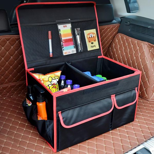 

car organizer storage boxes trunk layering boot box