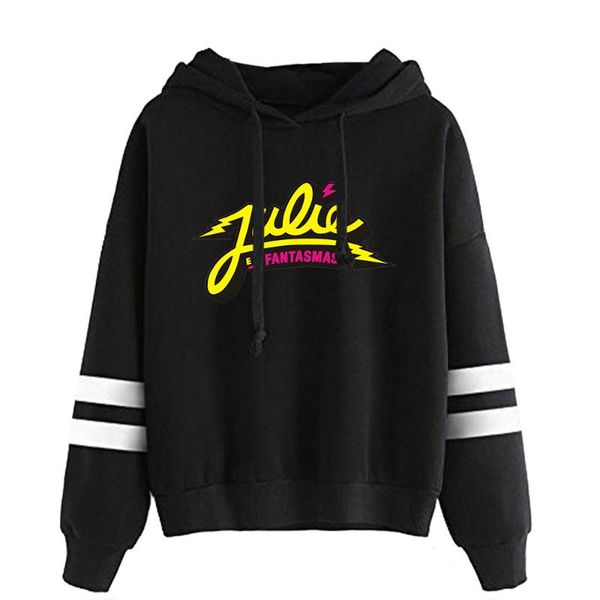 

women's hoodies & sweatshirts julie and the phantoms fashion hoodie women letter printing sweatshirt harajuku streetwear sunset curve c, Black