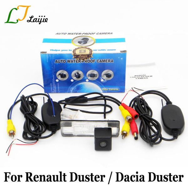 

car rear view cameras& parking sensors camera for duster / dacia ccd night vision rca aux interface wireless backup reverse