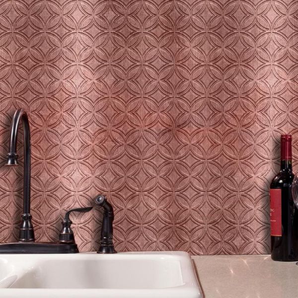 

wallpapers 3d metal waterproof sticker for bathroom sink, wall sticker, round cabinet self adhesive contact paper home decoration