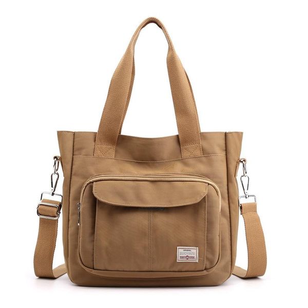 

evening bags 2021 ladies messenger handbag simple solid color large capacity nylon shoulder designer femme