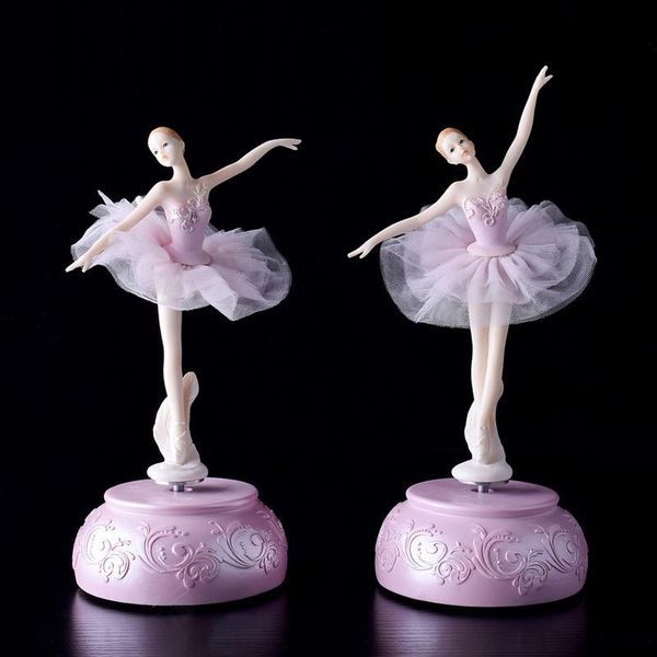 

decorative objects & figurines fairy garden ballerina cartoon miniature resin ballet dancer ornaments cute girl room decoration home decor m