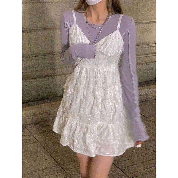 

"limited time cardiac signal long short suspender, White;black