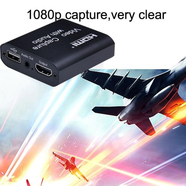 

capture card usb 2.0 1080p grabber phone ps4 game recording device with loop output for youtube facebook live streaming computer cables & co