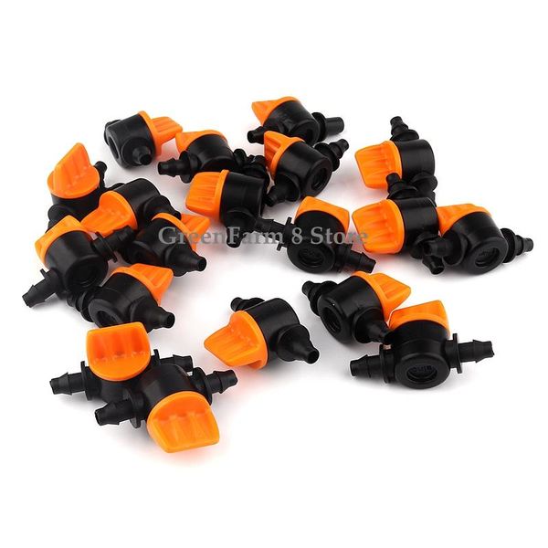 

watering equipments 10~100pcs 4/7-4/7mm hose mini valve garden micro irrigation pipe equal connector system sprinklers joints
