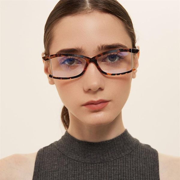 

sunglasses fashion semi-rimless anti-blu-ray clear lens eyewear vintage men women glasses frame rectangle computer goggles, White;black