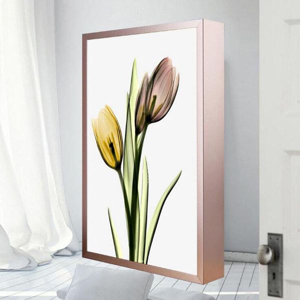 

wall lamps modern art deco mural lamp botanical flower landscape led lighting fixture indoor aluminum alloy