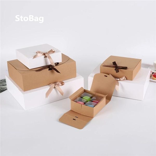 

gift wrap sktn 10pcs kraft paepr baking cookies box packaging merry christmas shirt birthday weeding custom print