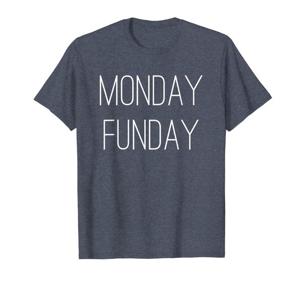 

monday funday shirt, White;black