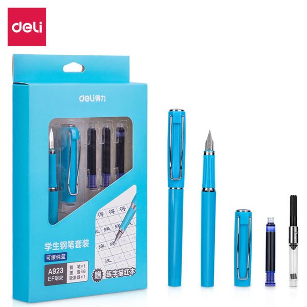 

the pen deli stationery a923 student set practice extractable ef clear point pen