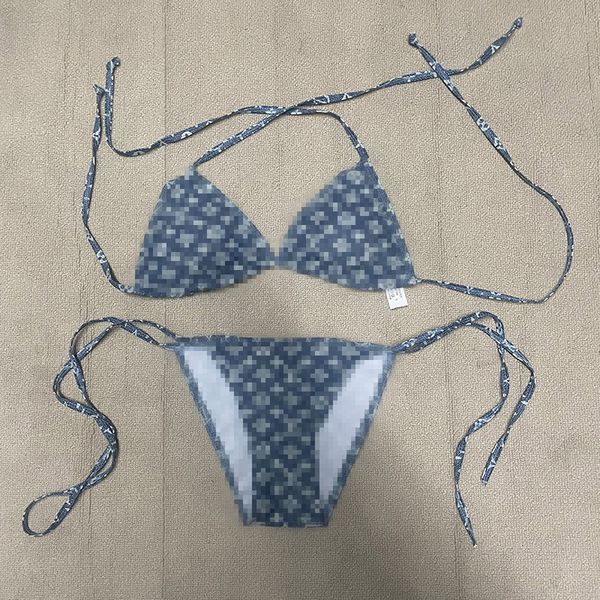 Designers ternos mulheres sexy swimwear 2 peça maiô bandagem banda maiô almofada de maiô moda