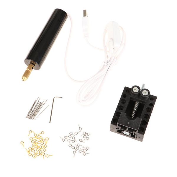 

professiona electric drills 1set portable mini handheld drill usb powered rotary set twist metal wood jewelry screwdriver