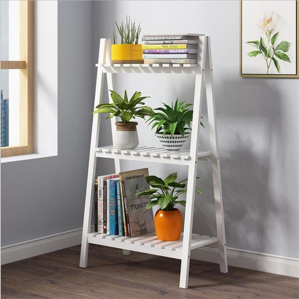 

other home decor balcony solid wood flower stand multi-layer indoor floor living room shelf fashion pastoral pot