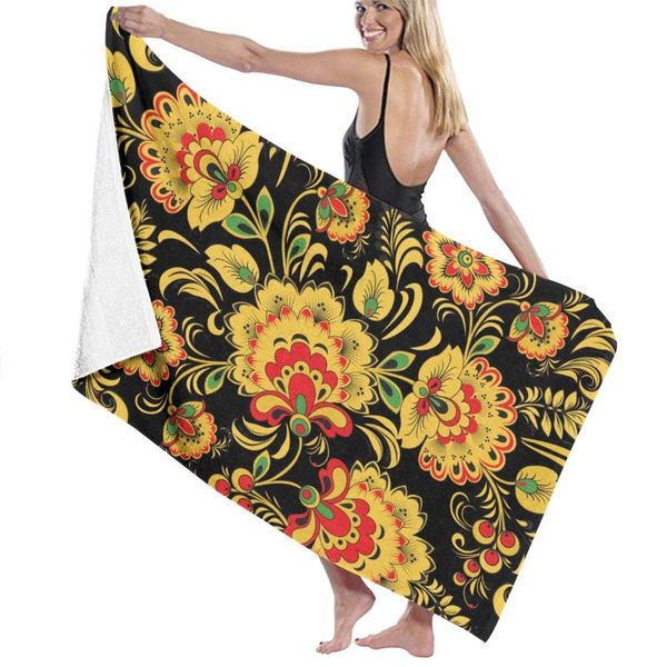 

towel 130x80 home textile flower absorbent bath women robes microfiber fabric