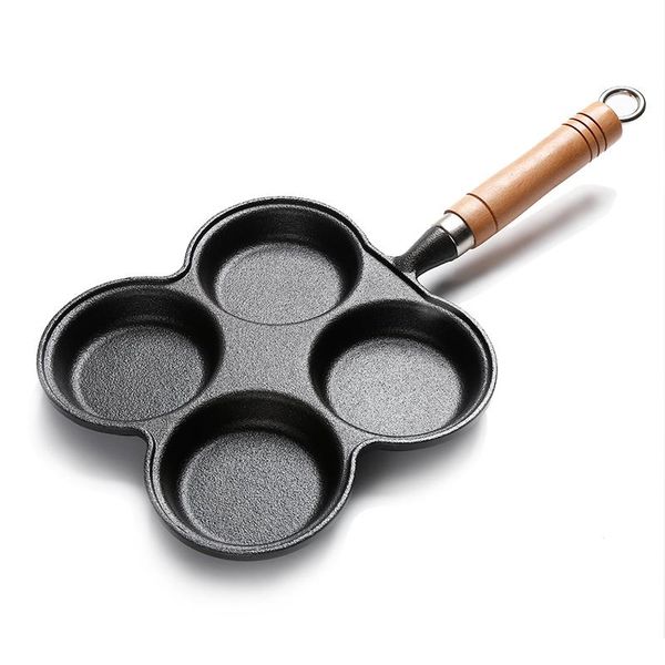 

pans egg dumpling pan mold non-stick fried frying four-hole household hamburger breakfast convenient omelet tool