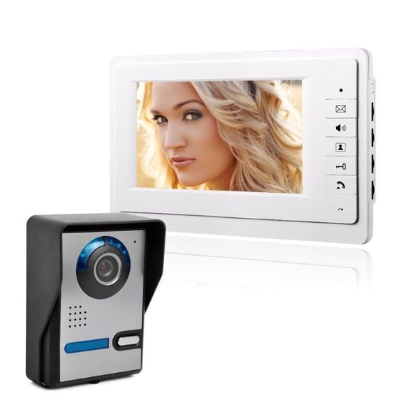 

inch tft wired video doorbell intercom system with night vision camera rainproof door phone phones