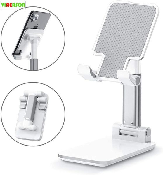 

cell phone mounts & holders adjustable holder, foldable tablet stand mobile mount compatible with all smartphones