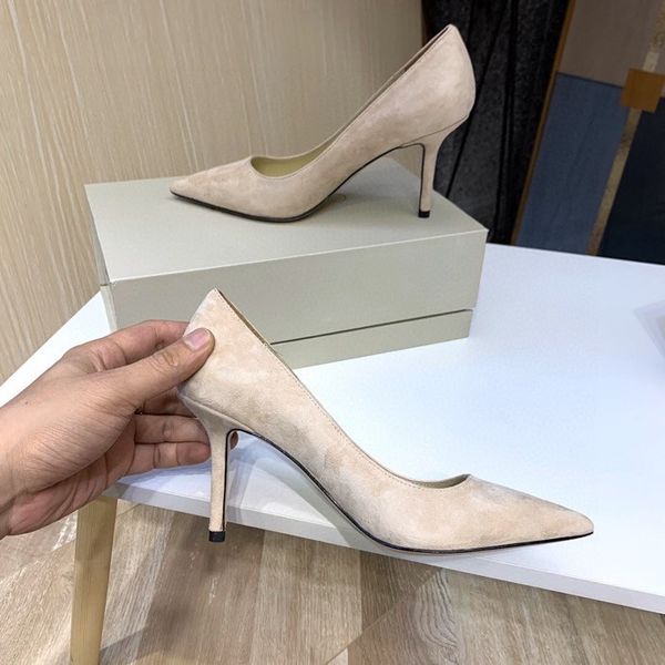 

High Heel Shoes Women Runway Pointed Toe Low Heel Shoes Woman Gladiaor Sandals Lady Brand Design Mesh Flat Shoes, 04