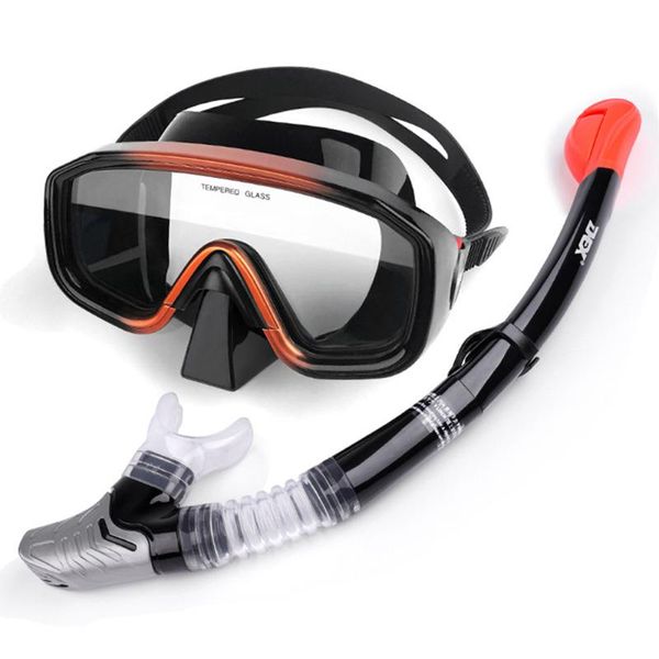 

diving masks full face scuba mask underwater swimming tube respiratory anti fog goggles snorkeling professional equipment