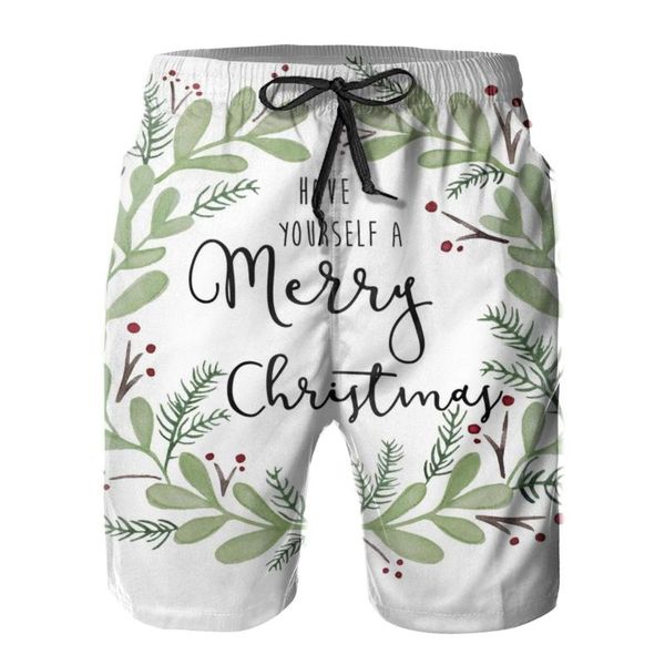 

men's shorts men merry christmas surfing beach board swimming sport quick dry mesh pretty fashion funny trend short for adult, White;black