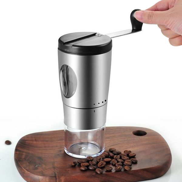 

manual coffee grinders grinder, household ceramics, stainless steel, portable pepper grinder