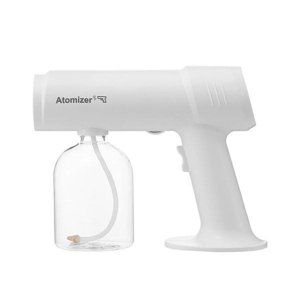 

watering equipments 500ml household portable wireless handheld atomization disinfection fog machine blue light nano steam spray gun