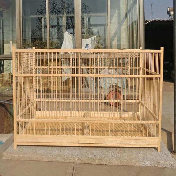 

bird cages super large bamboo cock cage 50cm handmade breathable nest traditional chinese folk crafts pet product house