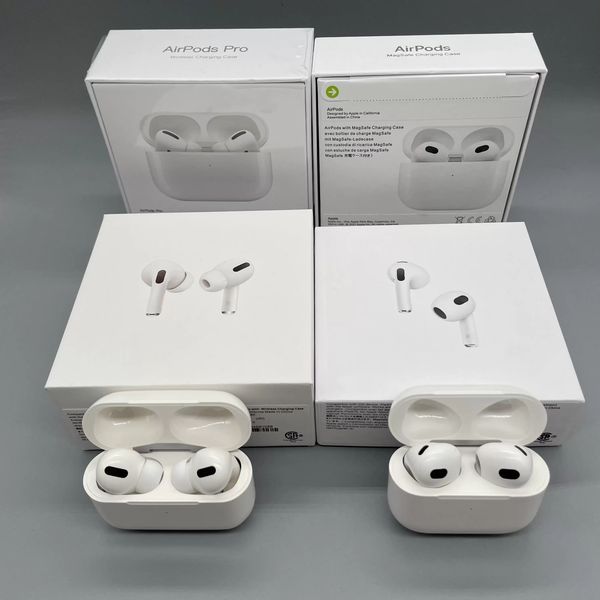 

1:1 apple airpods 3 pro air gen 3 air pods h1 chip transparency earphones wireless charging bluetooth headphones ap3 pro ap2 earbuds 2nd gen
