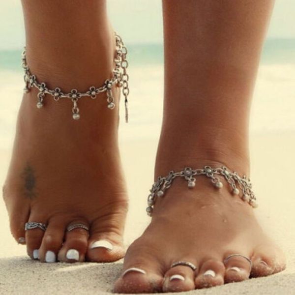 

fashion accessories silver color chain anklet, 5cm adjustable charm anklet,ankle leg bracelet,foot jewelry, Red;blue