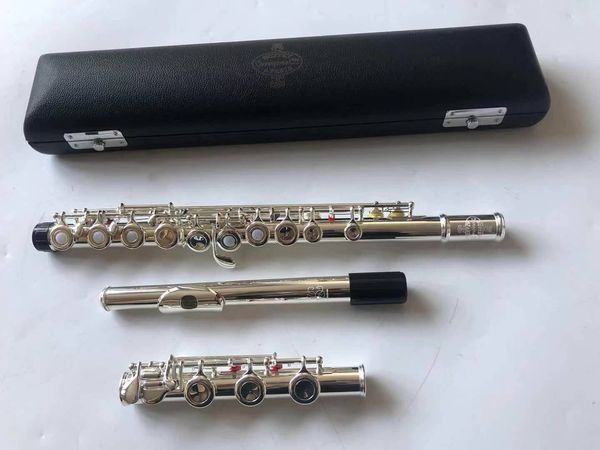 Buffet 16 furos Flute Flauta BC6010 Crampon O CIE Apris Flutas Instrumentos Modelo 6010 Prata Banhado FFAuta Instrumento com Caso