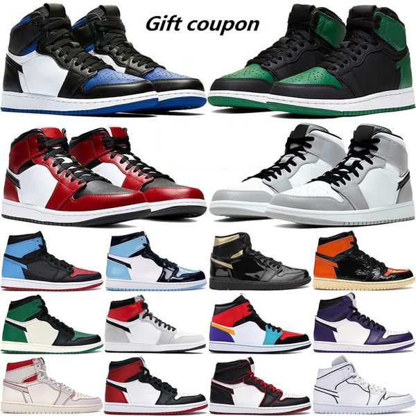 

kaws hyper royal 1s mens basketball shoes jumpman 1 university blue taupe haze fire red black cat womens trainers sports sneakers 36-47